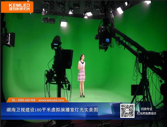兰州西北民族大学演播室灯光