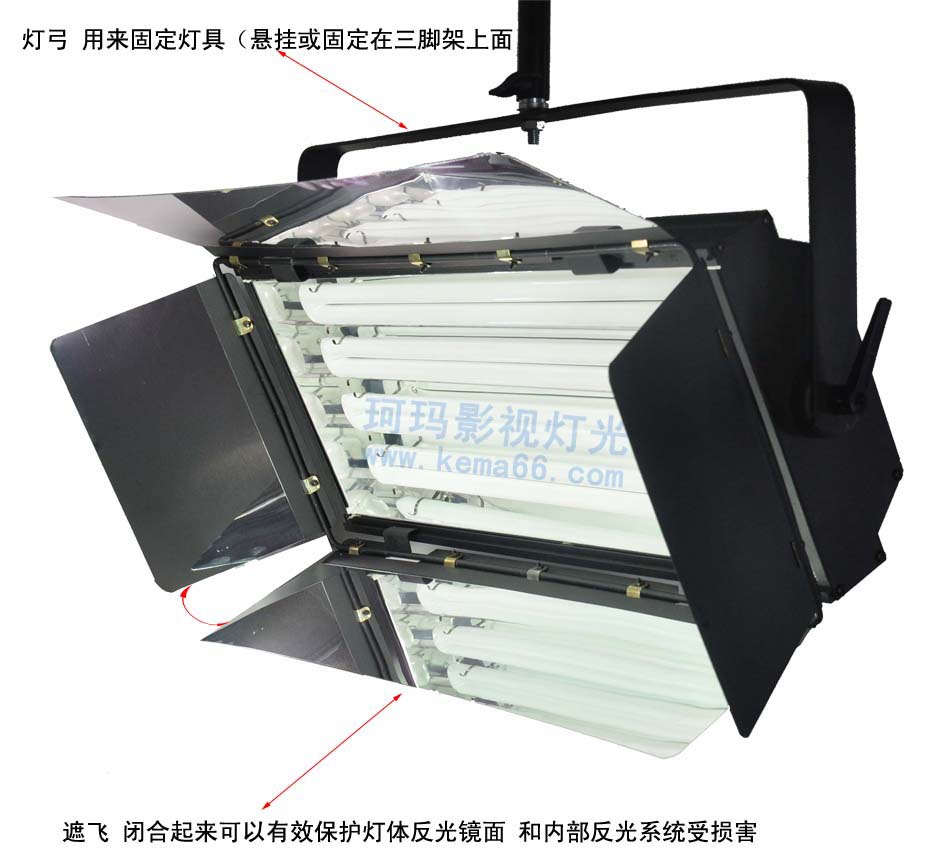 演播室照明使用三基色冷光灯