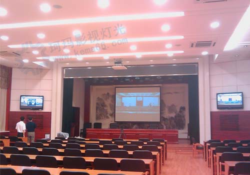 湖北省委视频会议室灯光