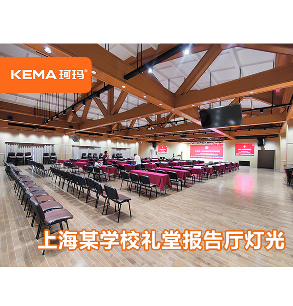 上海某学院礼堂报告厅灯光改造